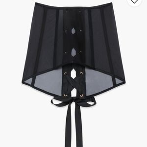 NWT Savage X Fenty lace up skirt